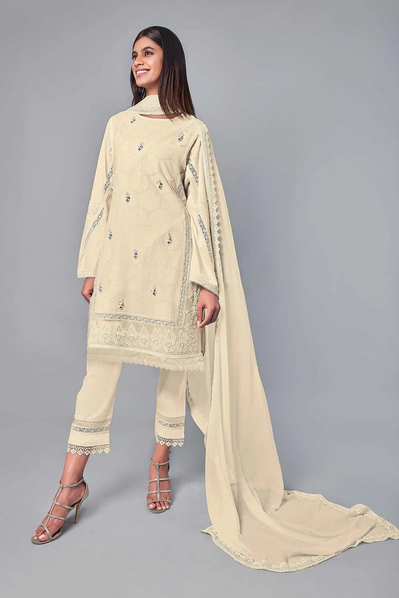 Oyster Cotton Kurta Set Indian Clothing in Denver, CO, Aurora, CO, Boulder, CO, Fort Collins, CO, Colorado Springs, CO, Parker, CO, Highlands Ranch, CO, Cherry Creek, CO, Centennial, CO, and Longmont, CO. NATIONWIDE SHIPPING USA- India Fashion X