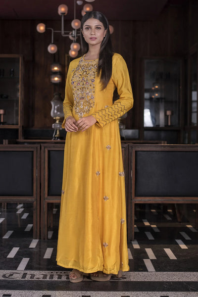 Yellow Bamberg Silk Kurta Set Indian Clothing in Denver, CO, Aurora, CO, Boulder, CO, Fort Collins, CO, Colorado Springs, CO, Parker, CO, Highlands Ranch, CO, Cherry Creek, CO, Centennial, CO, and Longmont, CO. NATIONWIDE SHIPPING USA- India Fashion X