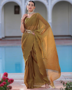 Best way to wear saree for party clearance