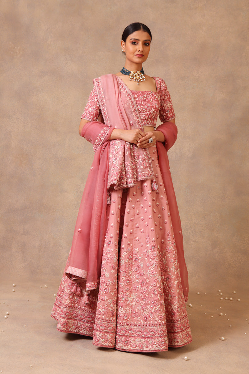 Blush pink lehenga set - Indian Clothing in Denver, CO, Aurora, CO, Boulder, CO, Fort Collins, CO, Colorado Springs, CO, Parker, CO, Highlands Ranch, CO, Cherry Creek, CO, Centennial, CO, and Longmont, CO. Nationwide shipping USA - India Fashion X