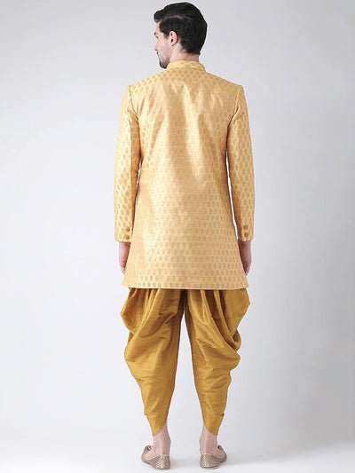 Yellow Sherwani and Dhoti Indian Clothing in Denver, CO, Aurora, CO, Boulder, CO, Fort Collins, CO, Colorado Springs, CO, Parker, CO, Highlands Ranch, CO, Cherry Creek, CO, Centennial, CO, and Longmont, CO. NATIONWIDE SHIPPING USA- India Fashion X