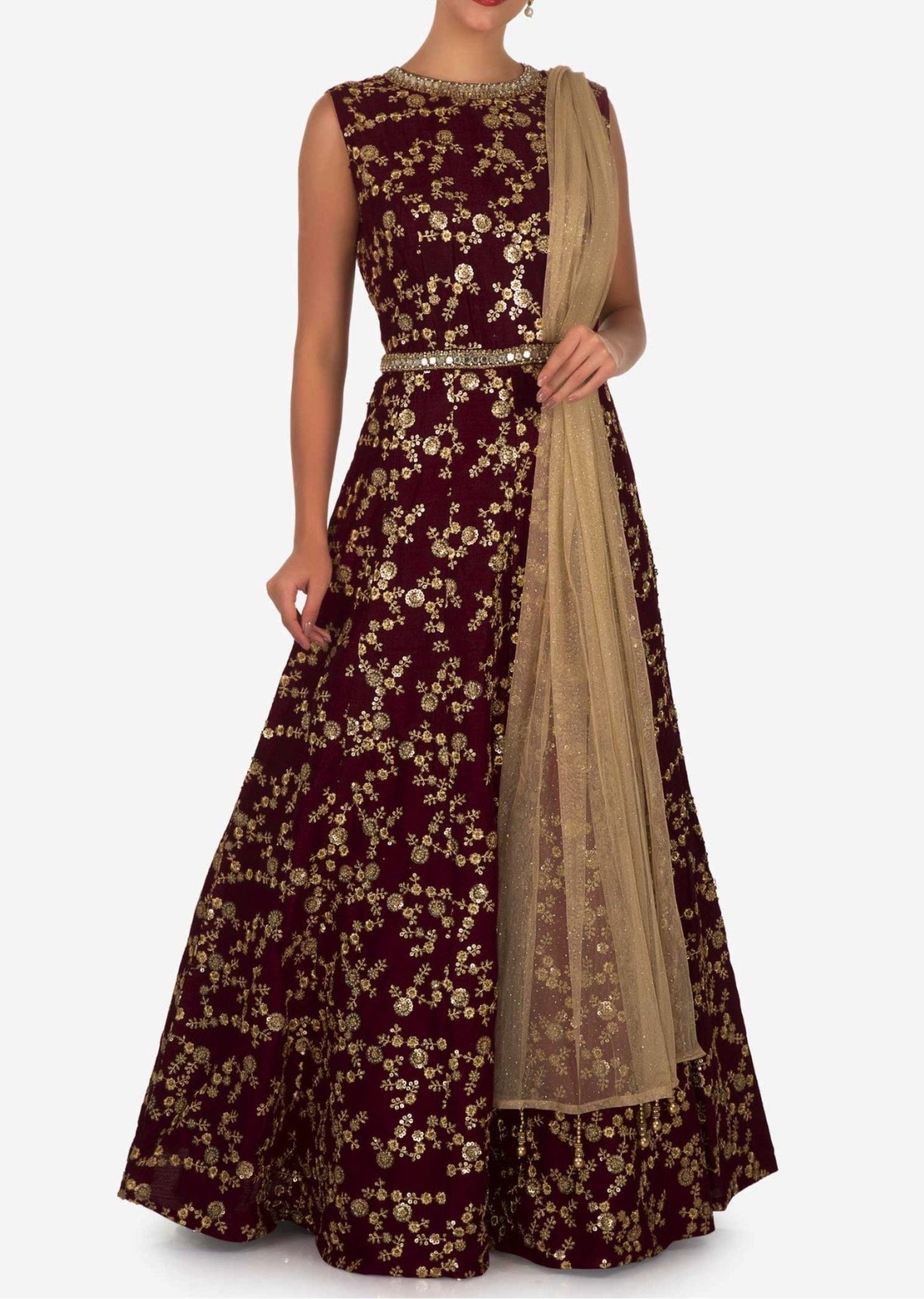 Deep maroon suit - Indian Clothing in Denver, CO, Aurora, CO, Boulder, CO, Fort Collins, CO, Colorado Springs, CO, Parker, CO, Highlands Ranch, CO, Cherry Creek, CO, Centennial, CO, and Longmont, CO. Nationwide shipping USA - India Fashion X