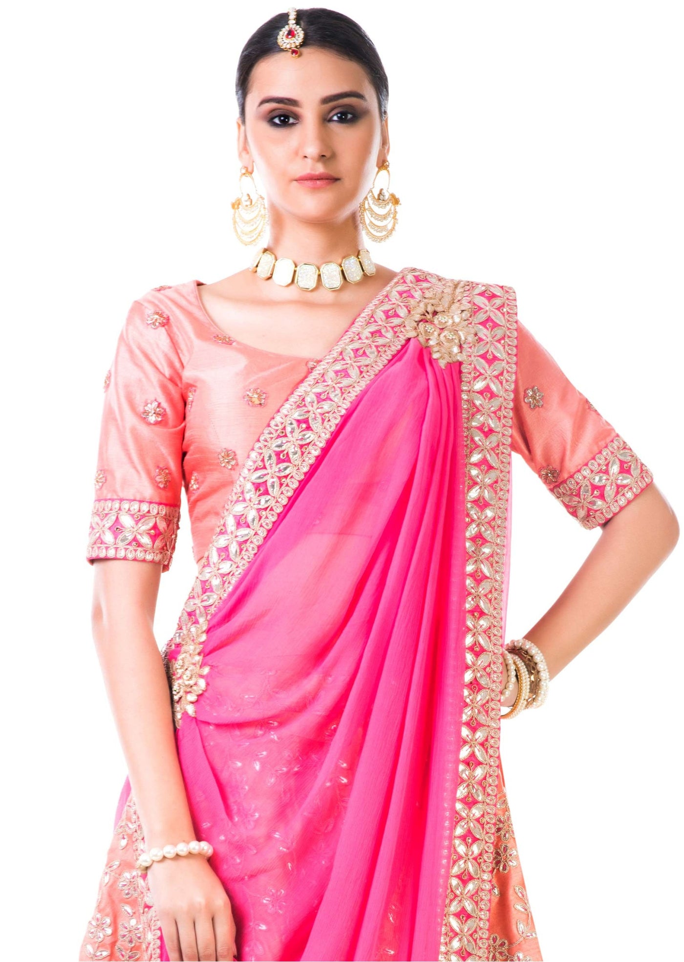 Peach Work Lehenga - Indian Clothing in Denver, CO, Aurora, CO, Boulder, CO, Fort Collins, CO, Colorado Springs, CO, Parker, CO, Highlands Ranch, CO, Cherry Creek, CO, Centennial, CO, and Longmont, CO. Nationwide shipping USA - India Fashion X