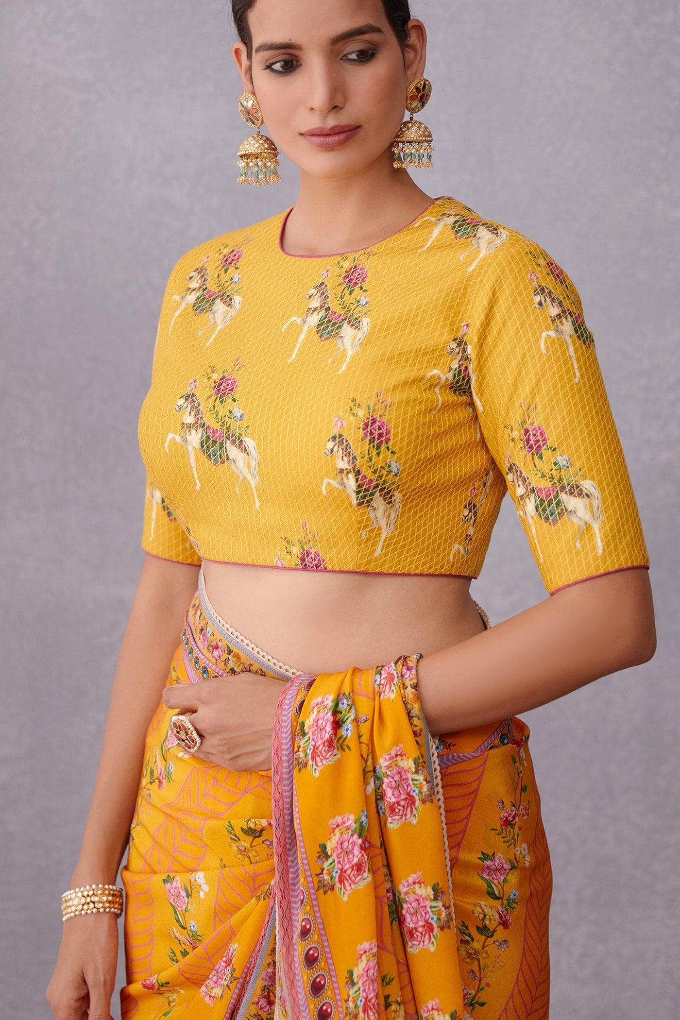 Sunehra Aashvani Blouse - Indian Clothing in Denver, CO, Aurora, CO, Boulder, CO, Fort Collins, CO, Colorado Springs, CO, Parker, CO, Highlands Ranch, CO, Cherry Creek, CO, Centennial, CO, and Longmont, CO. Nationwide shipping USA - India Fashion X