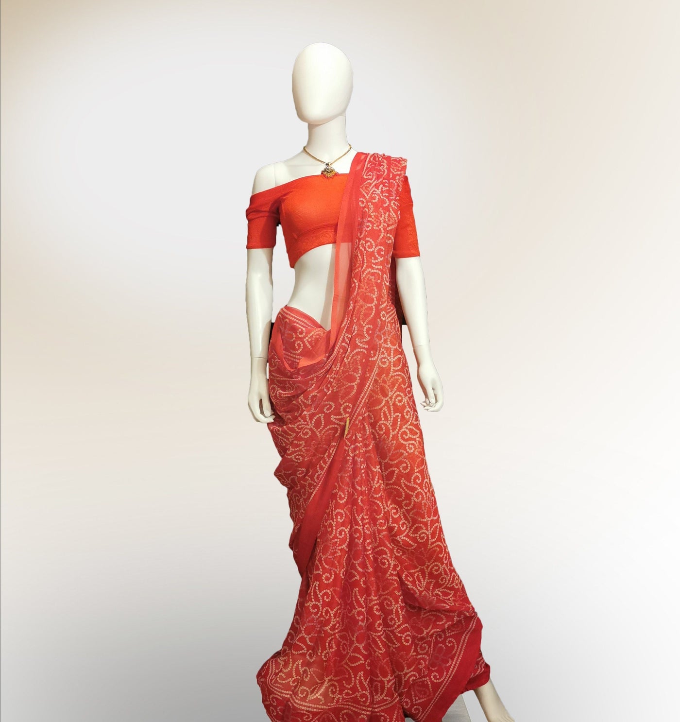 Red Henna Print Saree Indian Clothing in Denver, CO, Aurora, CO, Boulder, CO, Fort Collins, CO, Colorado Springs, CO, Parker, CO, Highlands Ranch, CO, Cherry Creek, CO, Centennial, CO, and Longmont, CO. NATIONWIDE SHIPPING USA- India Fashion X