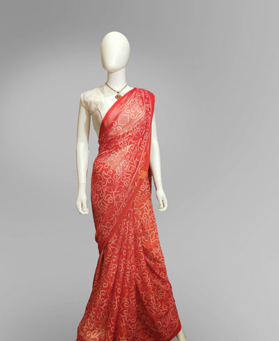 Red Henna Print Saree Indian Clothing in Denver, CO, Aurora, CO, Boulder, CO, Fort Collins, CO, Colorado Springs, CO, Parker, CO, Highlands Ranch, CO, Cherry Creek, CO, Centennial, CO, and Longmont, CO. NATIONWIDE SHIPPING USA- India Fashion X