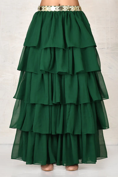 Green Crop Top Skirt Set Indian Clothing in Denver, CO, Aurora, CO, Boulder, CO, Fort Collins, CO, Colorado Springs, CO, Parker, CO, Highlands Ranch, CO, Cherry Creek, CO, Centennial, CO, and Longmont, CO. NATIONWIDE SHIPPING USA- India Fashion X