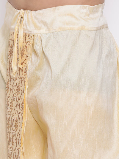 Gold Embroidered Silk Dhoti Indian Clothing in Denver, CO, Aurora, CO, Boulder, CO, Fort Collins, CO, Colorado Springs, CO, Parker, CO, Highlands Ranch, CO, Cherry Creek, CO, Centennial, CO, and Longmont, CO. NATIONWIDE SHIPPING USA- India Fashion X
