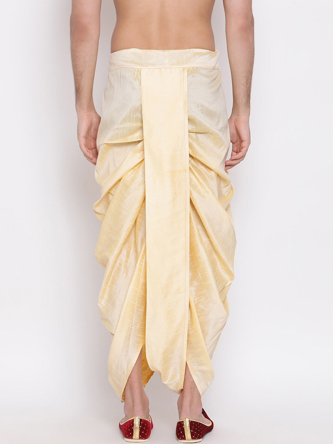 Gold Embroidered Silk Dhoti Indian Clothing in Denver, CO, Aurora, CO, Boulder, CO, Fort Collins, CO, Colorado Springs, CO, Parker, CO, Highlands Ranch, CO, Cherry Creek, CO, Centennial, CO, and Longmont, CO. NATIONWIDE SHIPPING USA- India Fashion X
