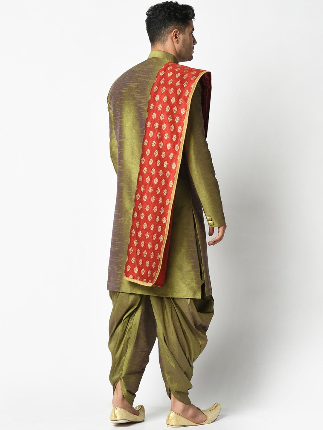 Olive Sherwani Set Indian Clothing in Denver, CO, Aurora, CO, Boulder, CO, Fort Collins, CO, Colorado Springs, CO, Parker, CO, Highlands Ranch, CO, Cherry Creek, CO, Centennial, CO, and Longmont, CO. NATIONWIDE SHIPPING USA- India Fashion X