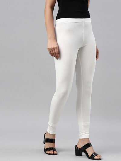 White Tights Leggings - Indian Clothing in Denver, CO, Aurora, CO, Boulder, CO, Fort Collins, CO, Colorado Springs, CO, Parker, CO, Highlands Ranch, CO, Cherry Creek, CO, Centennial, CO, and Longmont, CO. Nationwide shipping USA - India Fashion X