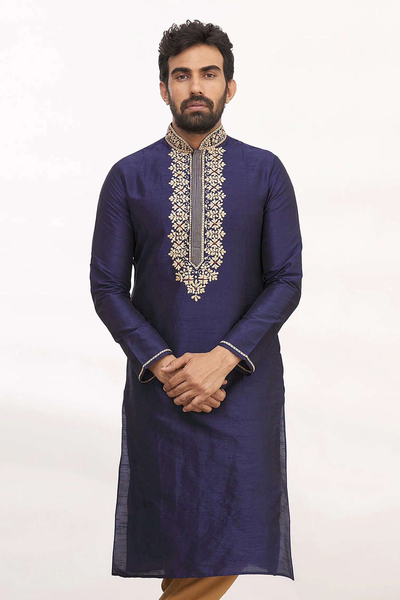 Blue Silk Kurta Set Indian Clothing in Denver, CO, Aurora, CO, Boulder, CO, Fort Collins, CO, Colorado Springs, CO, Parker, CO, Highlands Ranch, CO, Cherry Creek, CO, Centennial, CO, and Longmont, CO. NATIONWIDE SHIPPING USA- India Fashion X