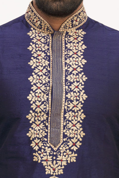 Blue Silk Kurta Set Indian Clothing in Denver, CO, Aurora, CO, Boulder, CO, Fort Collins, CO, Colorado Springs, CO, Parker, CO, Highlands Ranch, CO, Cherry Creek, CO, Centennial, CO, and Longmont, CO. NATIONWIDE SHIPPING USA- India Fashion X