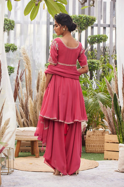 Fushia Pink Salwar Suit - Indian Clothing in Denver, CO, Aurora, CO, Boulder, CO, Fort Collins, CO, Colorado Springs, CO, Parker, CO, Highlands Ranch, CO, Cherry Creek, CO, Centennial, CO, and Longmont, CO. Nationwide shipping USA - India Fashion X