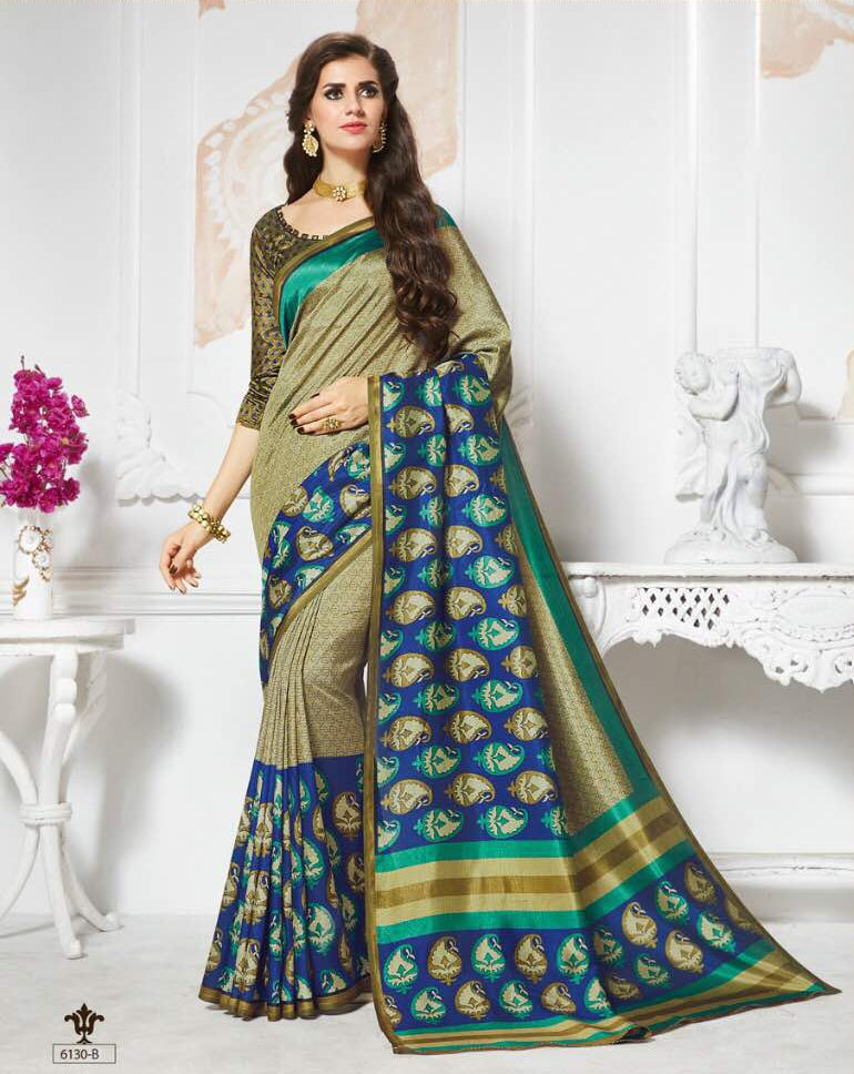 Vinamrita Faux Saree Collection- green - Indian Clothing in Denver, CO, Aurora, CO, Boulder, CO, Fort Collins, CO, Colorado Springs, CO, Parker, CO, Highlands Ranch, CO, Cherry Creek, CO, Centennial, CO, and Longmont, CO. Nationwide shipping USA - India Fashion X