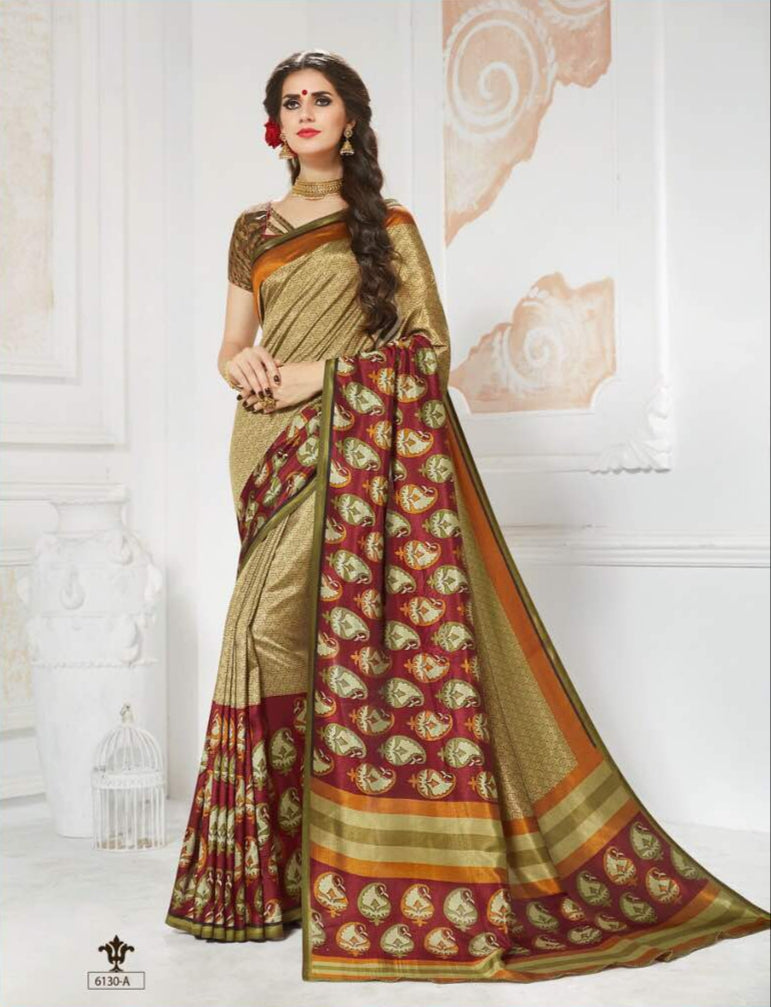 Vinamrita Faux Saree Collection- gold 2 - Indian Clothing in Denver, CO, Aurora, CO, Boulder, CO, Fort Collins, CO, Colorado Springs, CO, Parker, CO, Highlands Ranch, CO, Cherry Creek, CO, Centennial, CO, and Longmont, CO. Nationwide shipping USA - India Fashion X
