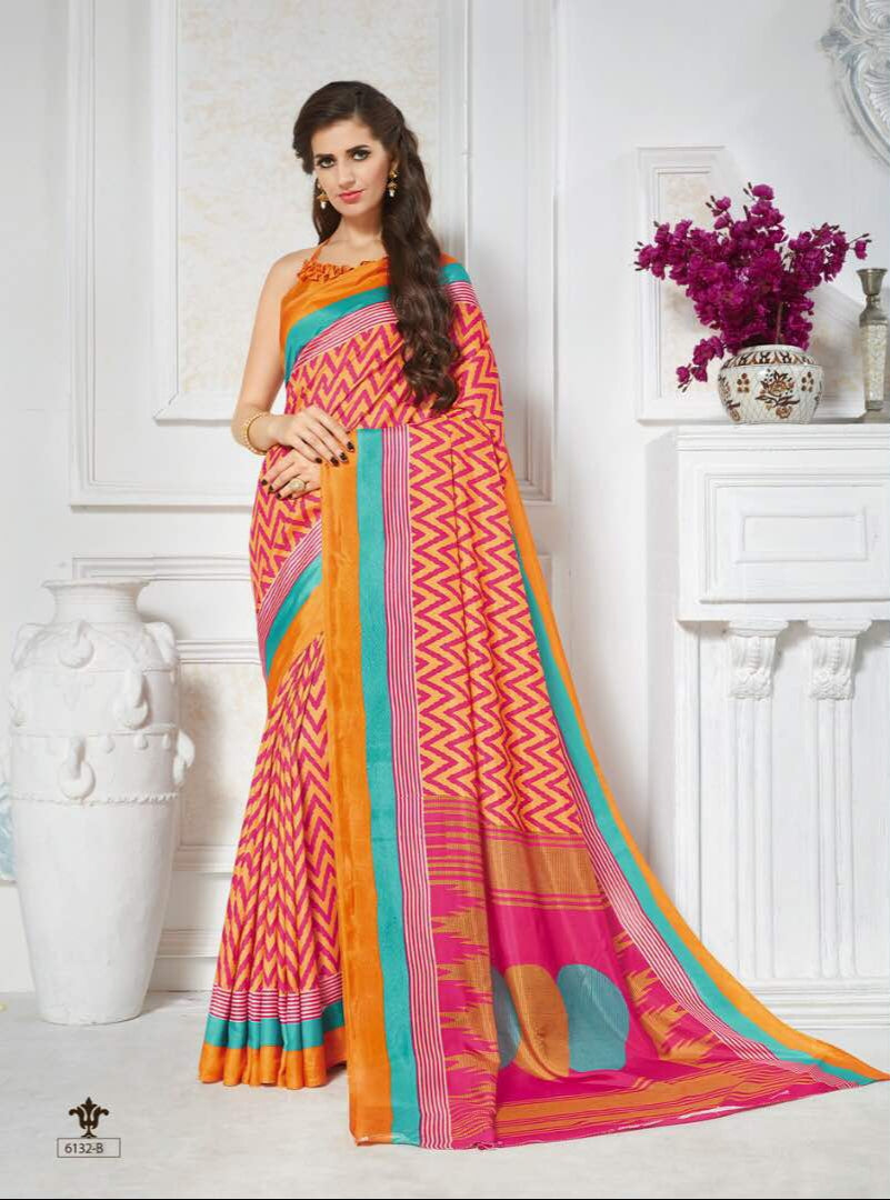 Vinamrita Faux Saree Collection- multi - Indian Clothing in Denver, CO, Aurora, CO, Boulder, CO, Fort Collins, CO, Colorado Springs, CO, Parker, CO, Highlands Ranch, CO, Cherry Creek, CO, Centennial, CO, and Longmont, CO. Nationwide shipping USA - India Fashion X