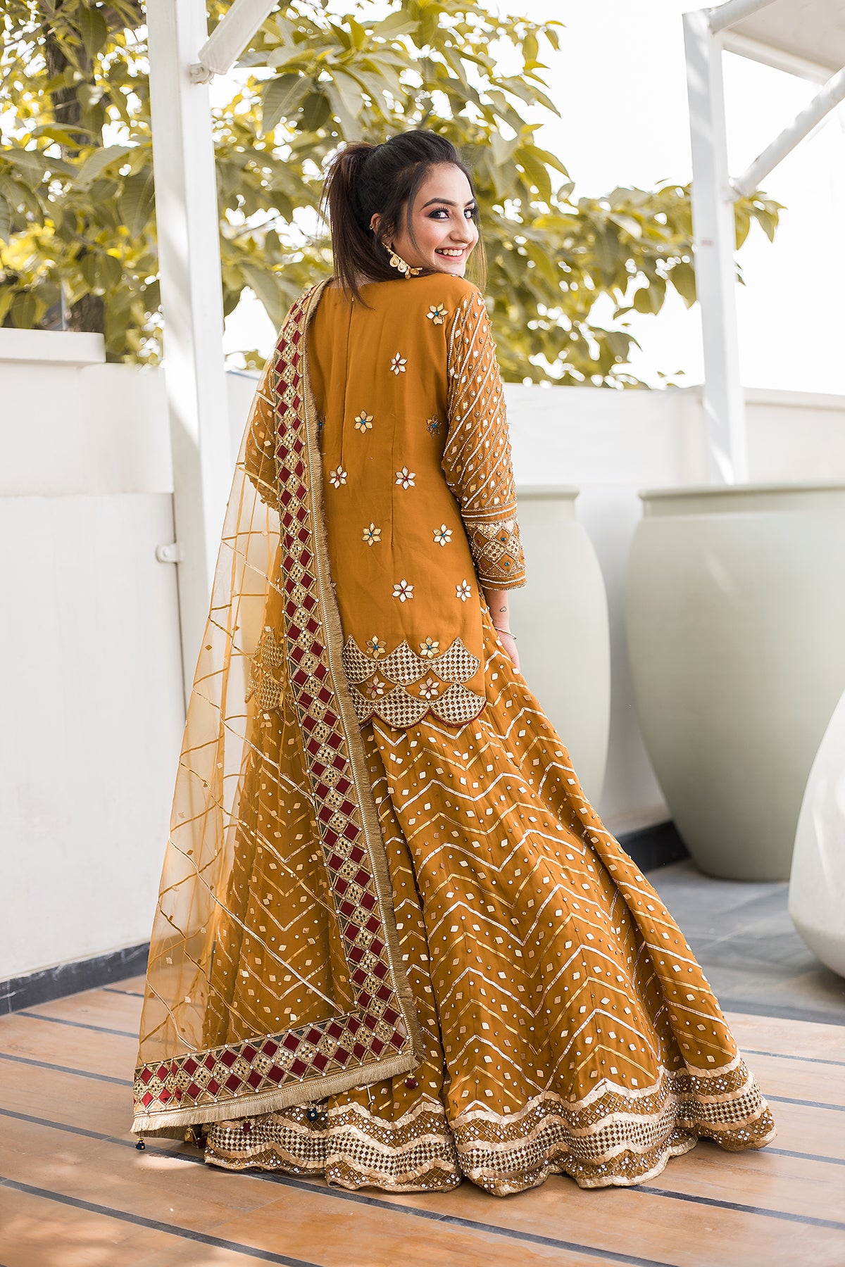 Mustard Yellow Ethnic Jeweled Skirt Set Indian Clothing in Denver, CO, Aurora, CO, Boulder, CO, Fort Collins, CO, Colorado Springs, CO, Parker, CO, Highlands Ranch, CO, Cherry Creek, CO, Centennial, CO, and Longmont, CO. NATIONWIDE SHIPPING USA- India Fashion X