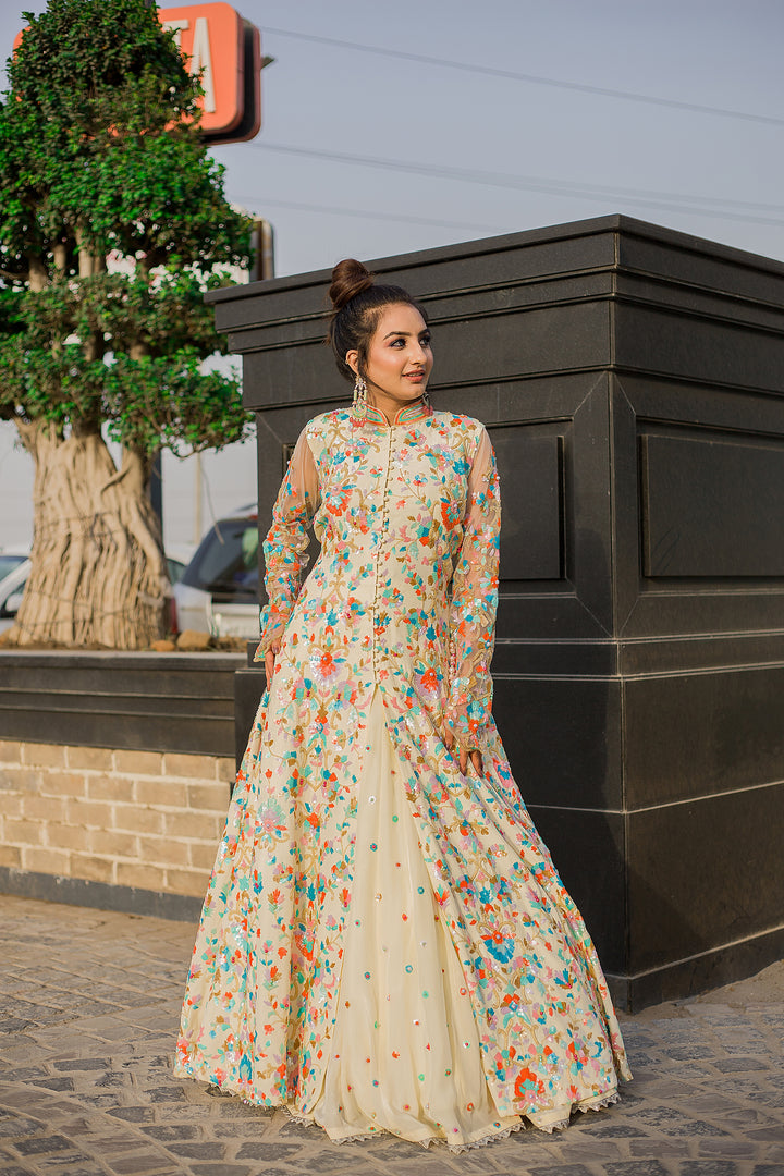 long sleeve anarkali dress for wedding Purple Velvet Anarkali Gown with Embroidered Dupatta Indian Party Wear Dress  Bollywood Style Dress Festive Wedding Ethnic Outfit