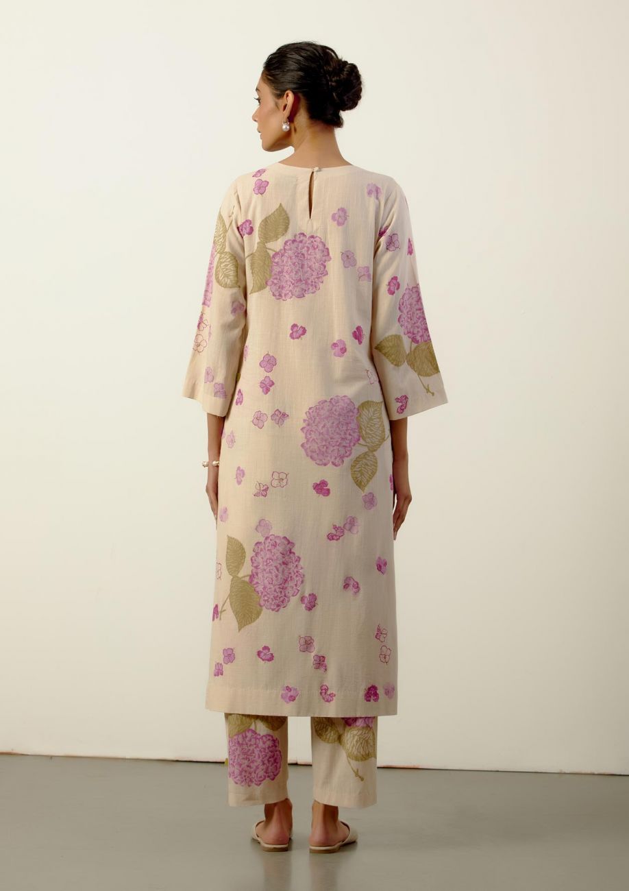 Pink Bouquet Tunic Set - Indian Clothing in Denver, CO, Aurora, CO, Boulder, CO, Fort Collins, CO, Colorado Springs, CO, Parker, CO, Highlands Ranch, CO, Cherry Creek, CO, Centennial, CO, and Longmont, CO. Nationwide shipping USA - India Fashion X