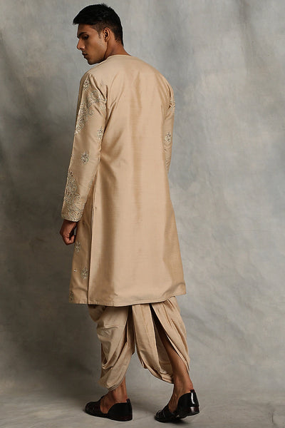 Dairy Cream Angrakha Kurta Set Indian Clothing in Denver, CO, Aurora, CO, Boulder, CO, Fort Collins, CO, Colorado Springs, CO, Parker, CO, Highlands Ranch, CO, Cherry Creek, CO, Centennial, CO, and Longmont, CO. NATIONWIDE SHIPPING USA- India Fashion X