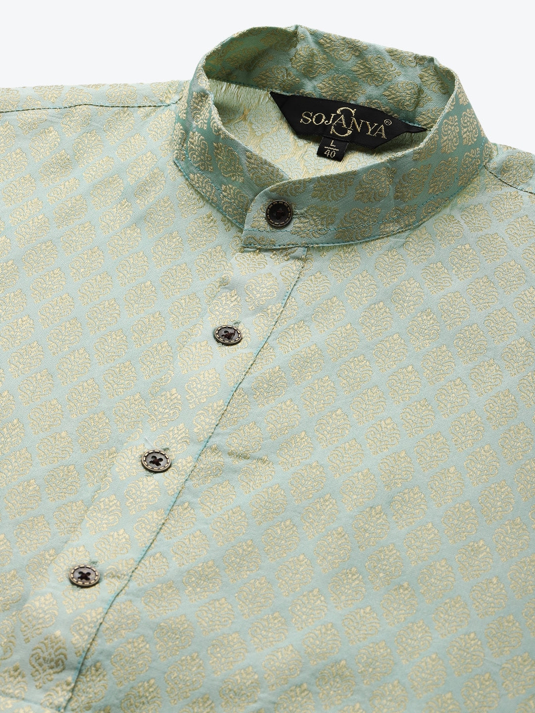 Green Printed Kurta Set Indian Clothing in Denver, CO, Aurora, CO, Boulder, CO, Fort Collins, CO, Colorado Springs, CO, Parker, CO, Highlands Ranch, CO, Cherry Creek, CO, Centennial, CO, and Longmont, CO. NATIONWIDE SHIPPING USA- India Fashion X