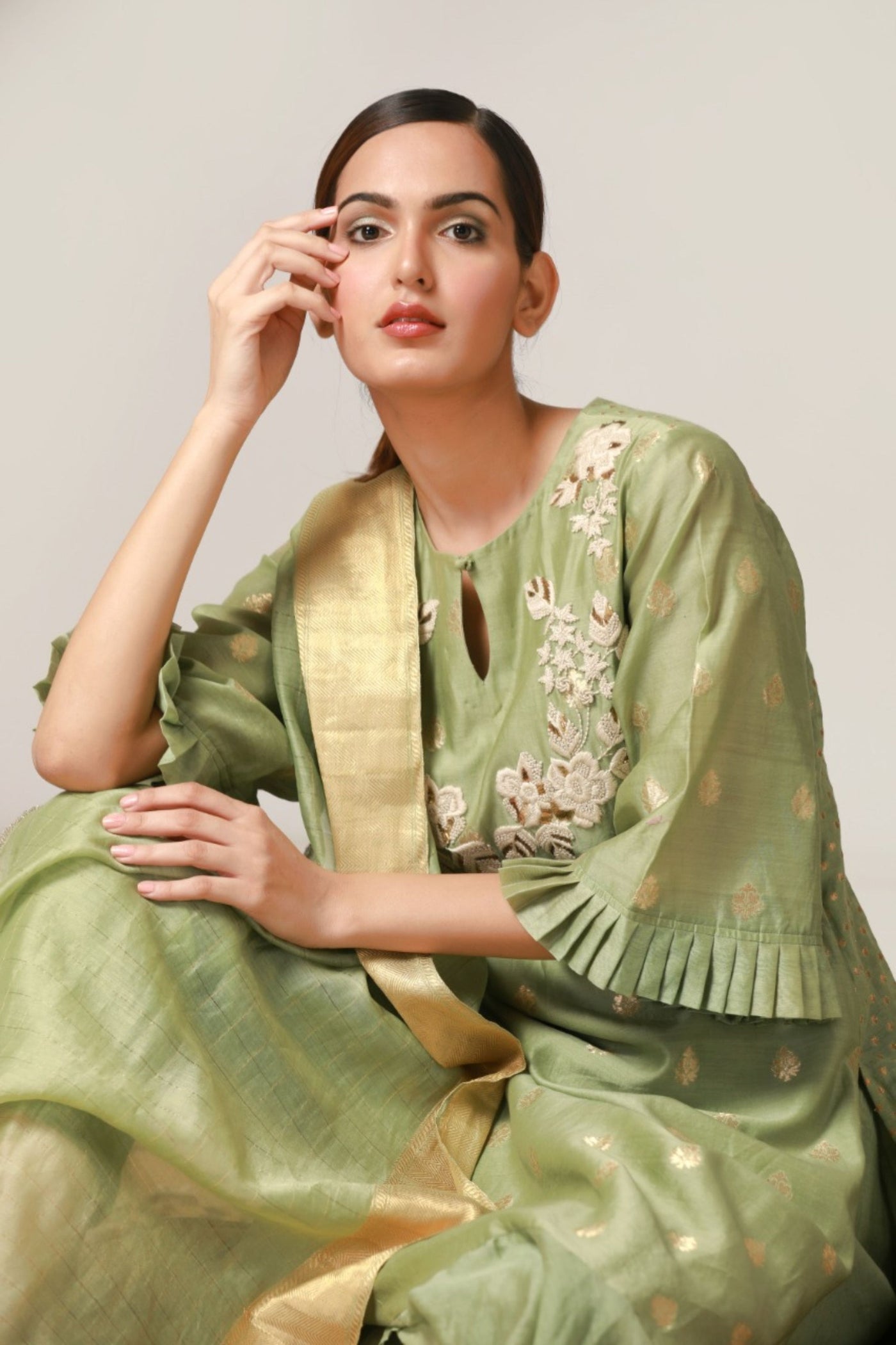 Long and Short Pista Kurta Set - Indian Clothing in Denver, CO, Aurora, CO, Boulder, CO, Fort Collins, CO, Colorado Springs, CO, Parker, CO, Highlands Ranch, CO, Cherry Creek, CO, Centennial, CO, and Longmont, CO. Nationwide shipping USA - India Fashion X