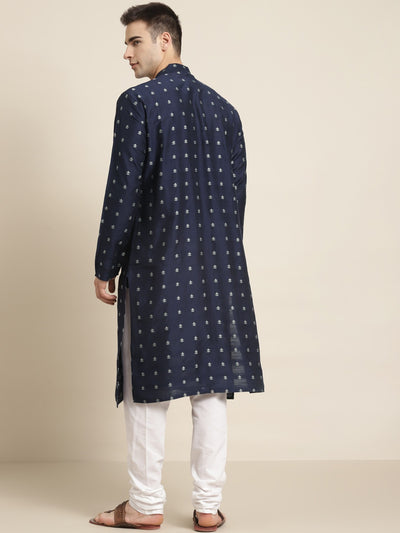 Navy White Kurta Set Indian Clothing in Denver, CO, Aurora, CO, Boulder, CO, Fort Collins, CO, Colorado Springs, CO, Parker, CO, Highlands Ranch, CO, Cherry Creek, CO, Centennial, CO, and Longmont, CO. NATIONWIDE SHIPPING USA- India Fashion X