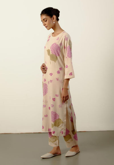 Pink Bouquet Tunic Set - Indian Clothing in Denver, CO, Aurora, CO, Boulder, CO, Fort Collins, CO, Colorado Springs, CO, Parker, CO, Highlands Ranch, CO, Cherry Creek, CO, Centennial, CO, and Longmont, CO. Nationwide shipping USA - India Fashion X