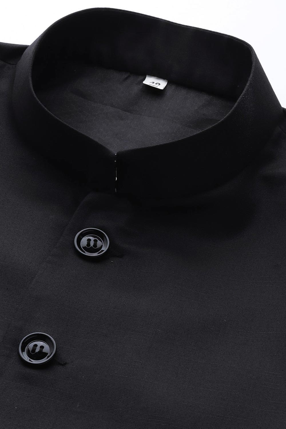 Solid Black Sherwani Set Indian Clothing in Denver, CO, Aurora, CO, Boulder, CO, Fort Collins, CO, Colorado Springs, CO, Parker, CO, Highlands Ranch, CO, Cherry Creek, CO, Centennial, CO, and Longmont, CO. NATIONWIDE SHIPPING USA- India Fashion X