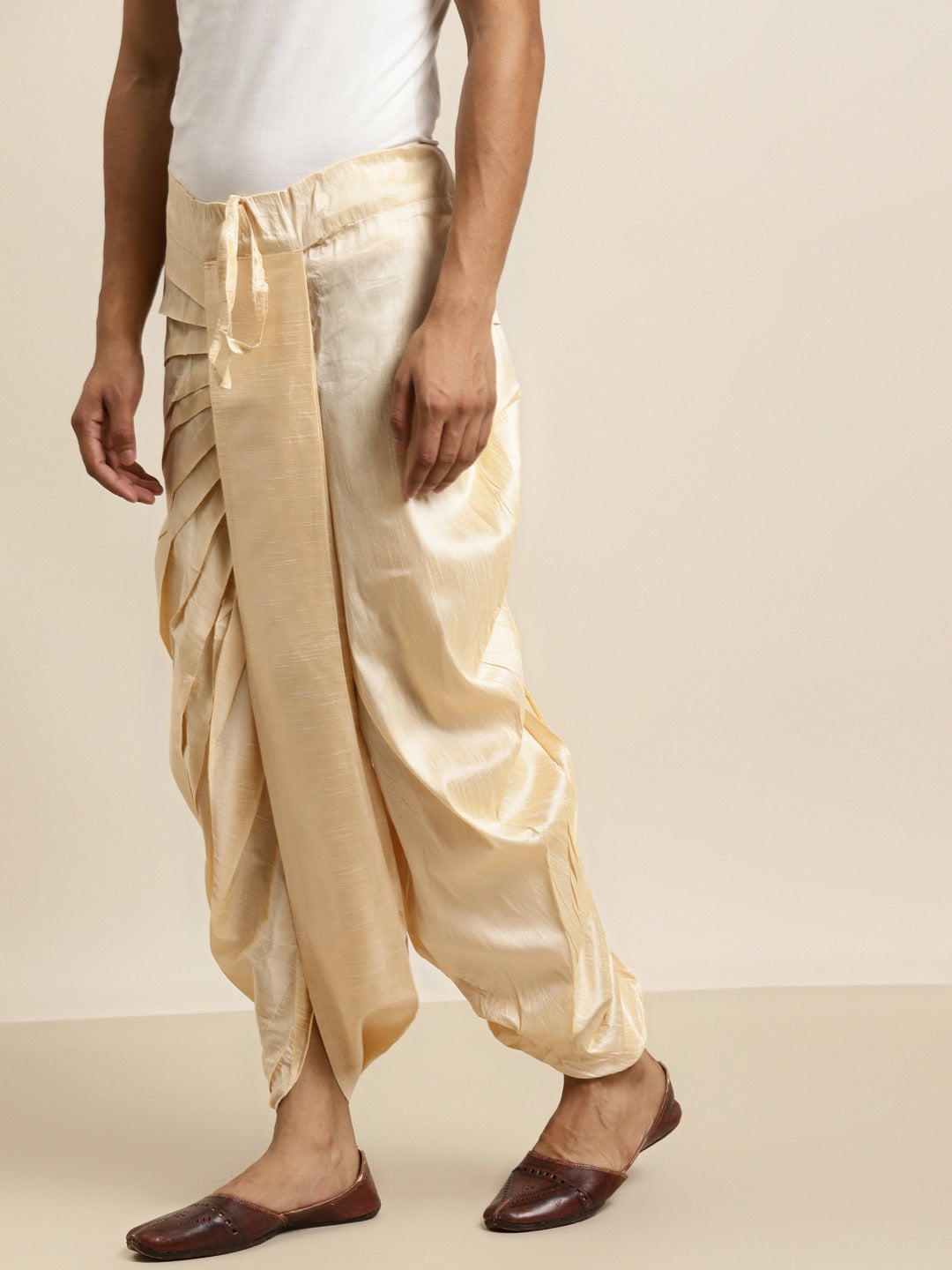 Cream Dhoti Pants Indian Clothing in Denver, CO, Aurora, CO, Boulder, CO, Fort Collins, CO, Colorado Springs, CO, Parker, CO, Highlands Ranch, CO, Cherry Creek, CO, Centennial, CO, and Longmont, CO. NATIONWIDE SHIPPING USA- India Fashion X