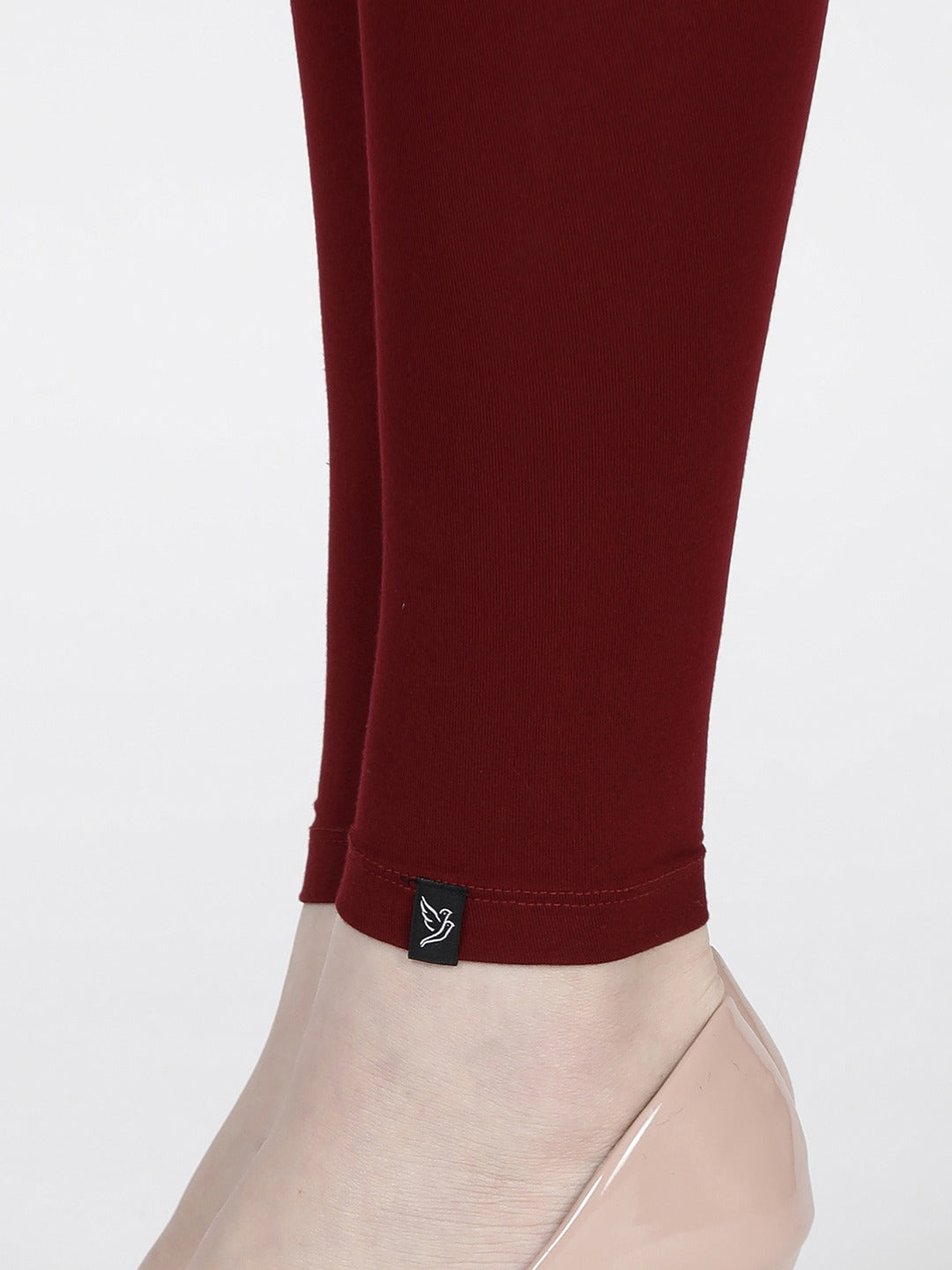 Solid Cherry Leggings - Indian Clothing in Denver, CO, Aurora, CO, Boulder, CO, Fort Collins, CO, Colorado Springs, CO, Parker, CO, Highlands Ranch, CO, Cherry Creek, CO, Centennial, CO, and Longmont, CO. Nationwide shipping USA - India Fashion X