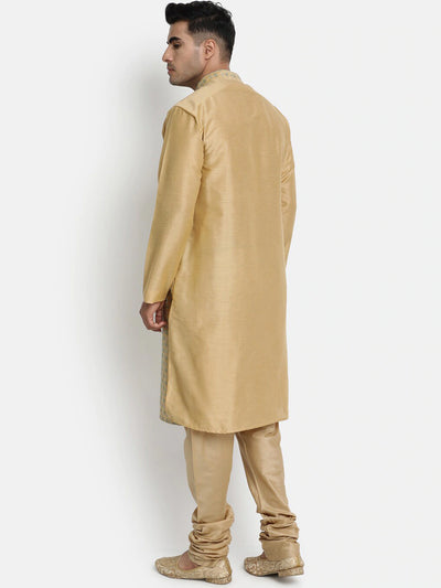 Gold Embroidered Kurta Set Indian Clothing in Denver, CO, Aurora, CO, Boulder, CO, Fort Collins, CO, Colorado Springs, CO, Parker, CO, Highlands Ranch, CO, Cherry Creek, CO, Centennial, CO, and Longmont, CO. NATIONWIDE SHIPPING USA- India Fashion X