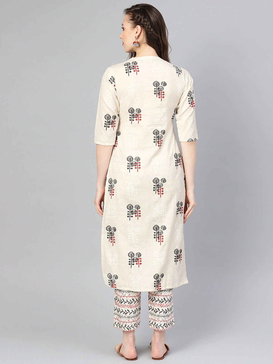 Ethnic Beige Kurta Set - Indian Clothing in Denver, CO, Aurora, CO, Boulder, CO, Fort Collins, CO, Colorado Springs, CO, Parker, CO, Highlands Ranch, CO, Cherry Creek, CO, Centennial, CO, and Longmont, CO. Nationwide shipping USA - India Fashion X