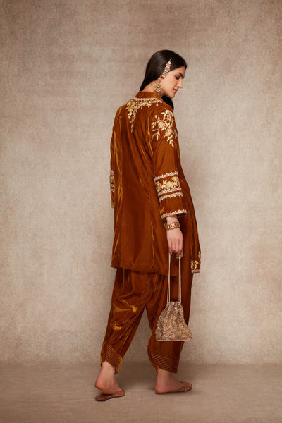 Honey Gold Kurta and Salwar Set - Indian Clothing in Denver, CO, Aurora, CO, Boulder, CO, Fort Collins, CO, Colorado Springs, CO, Parker, CO, Highlands Ranch, CO, Cherry Creek, CO, Centennial, CO, and Longmont, CO. Nationwide shipping USA - India Fashion X