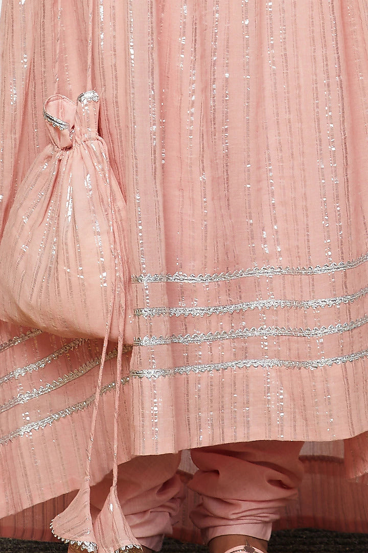 Powder Pink Kurta Set - Indian Clothing in Denver, CO, Aurora, CO, Boulder, CO, Fort Collins, CO, Colorado Springs, CO, Parker, CO, Highlands Ranch, CO, Cherry Creek, CO, Centennial, CO, and Longmont, CO. Nationwide shipping USA - India Fashion X