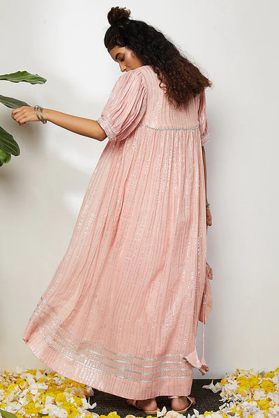 Powder Pink Kurta Set - Indian Clothing in Denver, CO, Aurora, CO, Boulder, CO, Fort Collins, CO, Colorado Springs, CO, Parker, CO, Highlands Ranch, CO, Cherry Creek, CO, Centennial, CO, and Longmont, CO. Nationwide shipping USA - India Fashion X