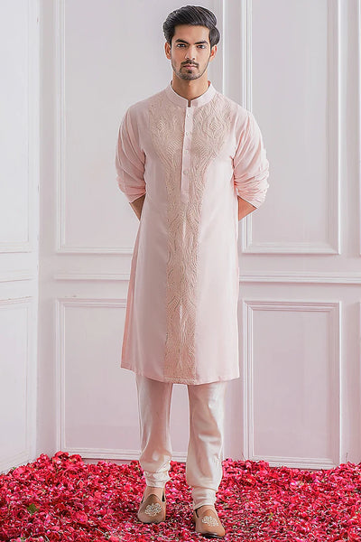 Powder Pink Kurta Set Indian Clothing in Denver, CO, Aurora, CO, Boulder, CO, Fort Collins, CO, Colorado Springs, CO, Parker, CO, Highlands Ranch, CO, Cherry Creek, CO, Centennial, CO, and Longmont, CO. NATIONWIDE SHIPPING USA- India Fashion X
