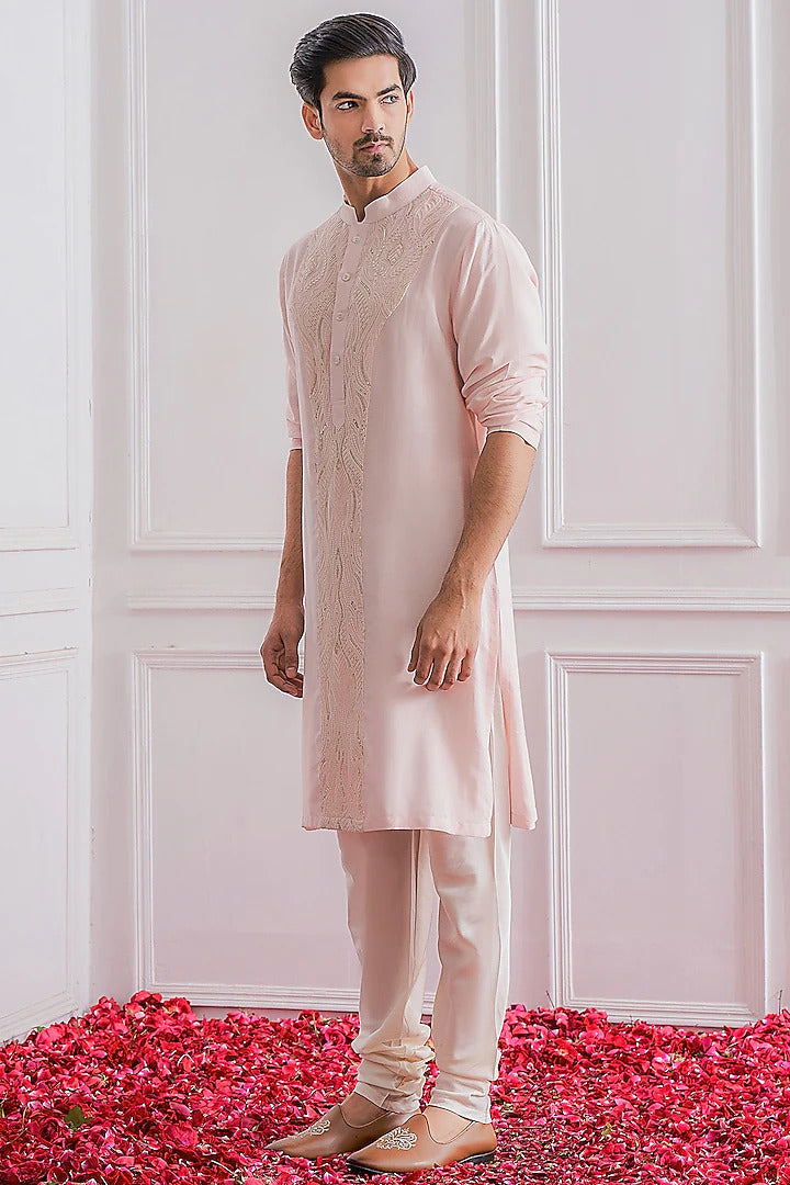 Powder Pink Kurta Set Indian Clothing in Denver, CO, Aurora, CO, Boulder, CO, Fort Collins, CO, Colorado Springs, CO, Parker, CO, Highlands Ranch, CO, Cherry Creek, CO, Centennial, CO, and Longmont, CO. NATIONWIDE SHIPPING USA- India Fashion X