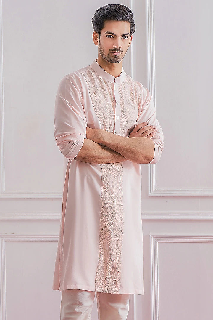 Powder Pink Kurta Set Indian Clothing in Denver, CO, Aurora, CO, Boulder, CO, Fort Collins, CO, Colorado Springs, CO, Parker, CO, Highlands Ranch, CO, Cherry Creek, CO, Centennial, CO, and Longmont, CO. NATIONWIDE SHIPPING USA- India Fashion X