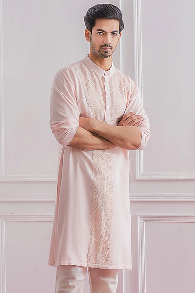 Powder Pink Kurta Set Indian Clothing in Denver, CO, Aurora, CO, Boulder, CO, Fort Collins, CO, Colorado Springs, CO, Parker, CO, Highlands Ranch, CO, Cherry Creek, CO, Centennial, CO, and Longmont, CO. NATIONWIDE SHIPPING USA- India Fashion X