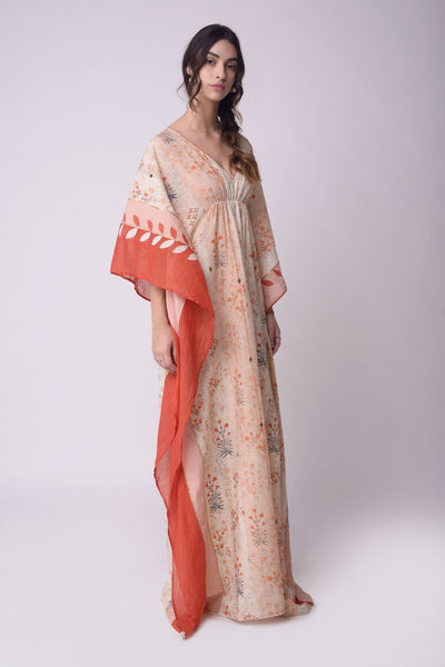 Shwetanga Kaftan - Indian Clothing in Denver, CO, Aurora, CO, Boulder, CO, Fort Collins, CO, Colorado Springs, CO, Parker, CO, Highlands Ranch, CO, Cherry Creek, CO, Centennial, CO, and Longmont, CO. Nationwide shipping USA - India Fashion X