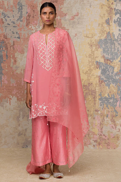 Blush Pink Embroidered Kurta Set Indian Clothing in Denver, CO, Aurora, CO, Boulder, CO, Fort Collins, CO, Colorado Springs, CO, Parker, CO, Highlands Ranch, CO, Cherry Creek, CO, Centennial, CO, and Longmont, CO. NATIONWIDE SHIPPING USA- India Fashion X