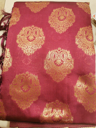 Orange Banasari Silk Saree Indian Clothing in Denver, CO, Aurora, CO, Boulder, CO, Fort Collins, CO, Colorado Springs, CO, Parker, CO, Highlands Ranch, CO, Cherry Creek, CO, Centennial, CO, and Longmont, CO. NATIONWIDE SHIPPING USA- India Fashion X