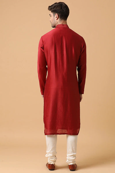 Crimson Red Kurta Set Indian Clothing in Denver, CO, Aurora, CO, Boulder, CO, Fort Collins, CO, Colorado Springs, CO, Parker, CO, Highlands Ranch, CO, Cherry Creek, CO, Centennial, CO, and Longmont, CO. NATIONWIDE SHIPPING USA- India Fashion X