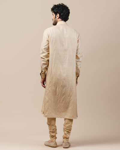 Classic Gold Silk Kurta Set Indian Clothing in Denver, CO, Aurora, CO, Boulder, CO, Fort Collins, CO, Colorado Springs, CO, Parker, CO, Highlands Ranch, CO, Cherry Creek, CO, Centennial, CO, and Longmont, CO. NATIONWIDE SHIPPING USA- India Fashion X