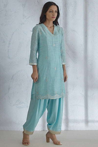Light Blue Salwar Set - Indian Clothing in Denver, CO, Aurora, CO, Boulder, CO, Fort Collins, CO, Colorado Springs, CO, Parker, CO, Highlands Ranch, CO, Cherry Creek, CO, Centennial, CO, and Longmont, CO. Nationwide shipping USA - India Fashion X