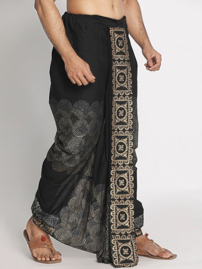 Black & Gold Hand-block Jhoti Indian Clothing in Denver, CO, Aurora, CO, Boulder, CO, Fort Collins, CO, Colorado Springs, CO, Parker, CO, Highlands Ranch, CO, Cherry Creek, CO, Centennial, CO, and Longmont, CO. NATIONWIDE SHIPPING USA- India Fashion X