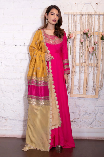 Pink Dori Embroidered Anarkali Indian Clothing in Denver, CO, Aurora, CO, Boulder, CO, Fort Collins, CO, Colorado Springs, CO, Parker, CO, Highlands Ranch, CO, Cherry Creek, CO, Centennial, CO, and Longmont, CO. NATIONWIDE SHIPPING USA- India Fashion X