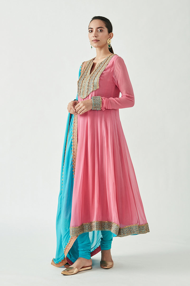 Falak Anarkali Kurta - Indian Clothing in Denver, CO, Aurora, CO, Boulder, CO, Fort Collins, CO, Colorado Springs, CO, Parker, CO, Highlands Ranch, CO, Cherry Creek, CO, Centennial, CO, and Longmont, CO. Nationwide shipping USA - India Fashion X